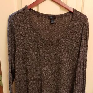 Rue+ 1X Grey so soft long sleeve top